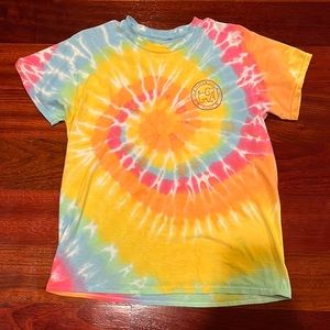 Puppie love tiedye tee shirt